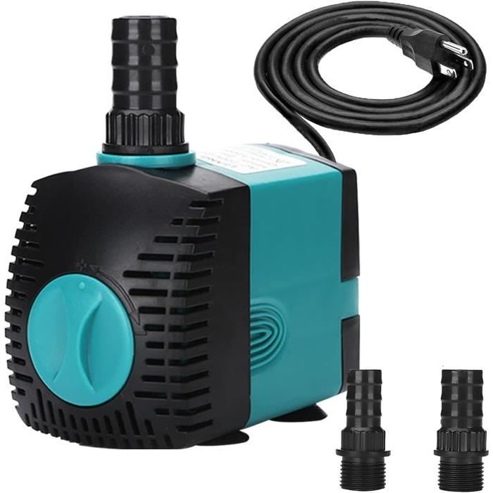 Pompe à Eau Submersible MASUNN 400L/H - 110-120V, 7W, Pour Fontaine, Aquarium, étang Petit Débit