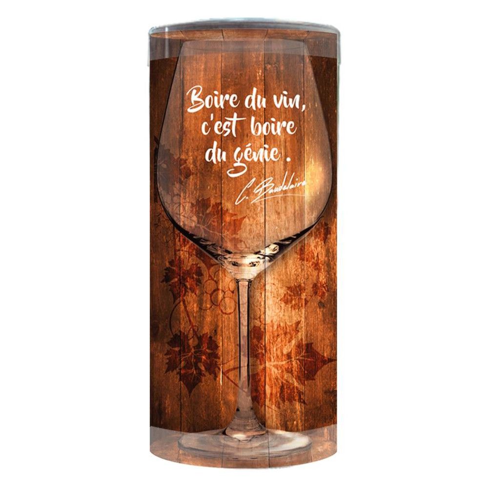 Verre A Vin Avec Citation Boire Du Vin C Est Boire Du Genie Achat Vente Verre A Vin Cdiscount