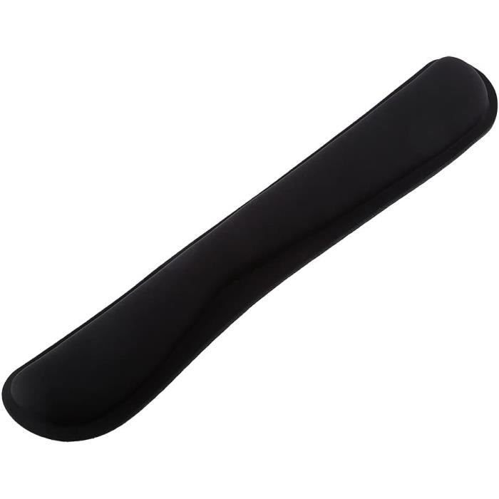 Repose-poignet Clavier En Mousse Mémoire - Dimensions 44 X 6.7 X 1.5 Cm - Base Caoutchouc Antidérapante - Pour Bureau Et Gaming