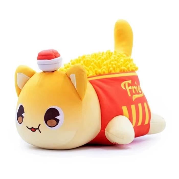 24cm Frites Chat French fries cat Peluche Chat Kawaii Frites