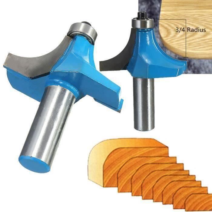 Fraise Ronde Défonceuse 6.35 ATOVL 4pcs Queue Arrondi Coin Rayon Routeur Rondes sur Bordure