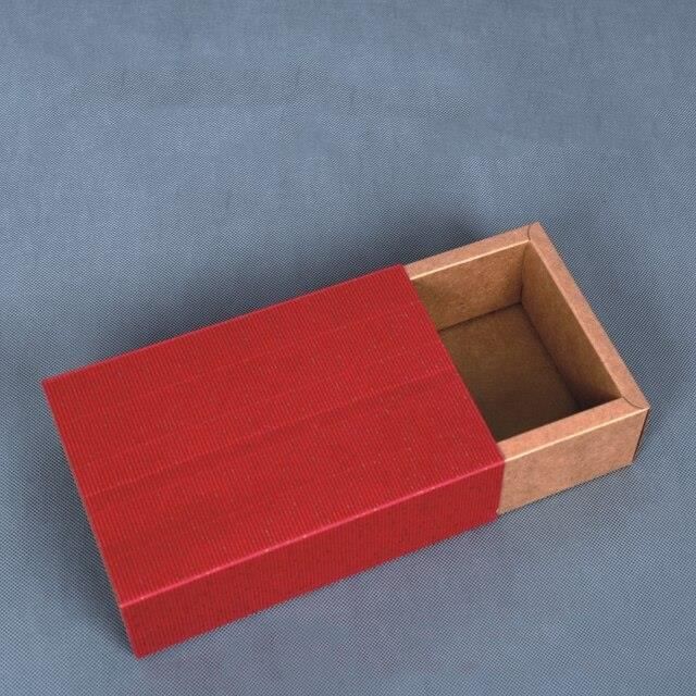 10 Boîtes Cadeaux Kraft 27x20x8 Cm - Avec Couvercles Et Rubans - Vierges à Personnaliser - Pour Fêtes