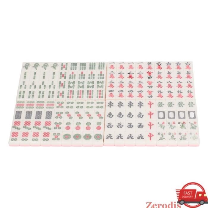 Jeu De Mahjong | Jeu De Table Traditionnel Chinois Miniature De Voyage Jeu De Mahjong | Jeu De Table Traditionnel Chinois Miniature De Voyage