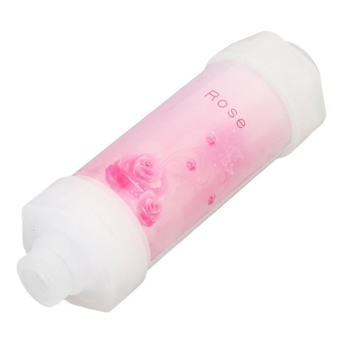 Filtre De Douche 3 Couches – Purifie L’Eau Et Parfume – Élimine Chlore Et Impuretés – Facile à Installer (Rose) - 13