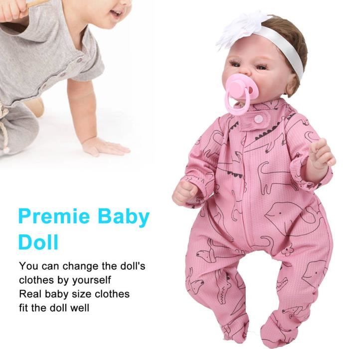 Silicone Reborn Poupee Bebe Nouveau Ne Fille Realiste Baby Cadeau Fait Main Hb007 Cdiscount Jeux Jouets