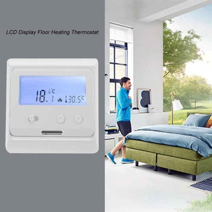 Thermostat d'ambiance programmable numérique régulateur de température