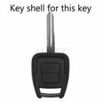 Coque de clé télécommande à 2 bouton avec 2 micro-interrupteurs Pour Opel - Vauxhall Astra G Zafira A Vectra Omega Frontera-1