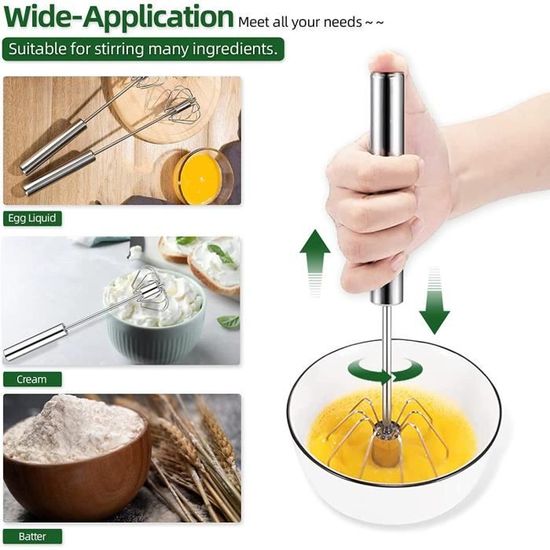 Fouet Semi-automatique, Fouet Semi-automatique En Acier Inoxydable