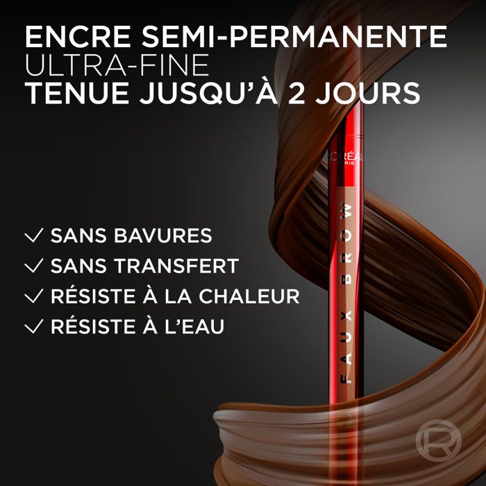 Crayon à Sourcils L'Oréal Infaillible Brows 24H - Teinte Light Brunette - Tenue Longue Durée 24 Heures
