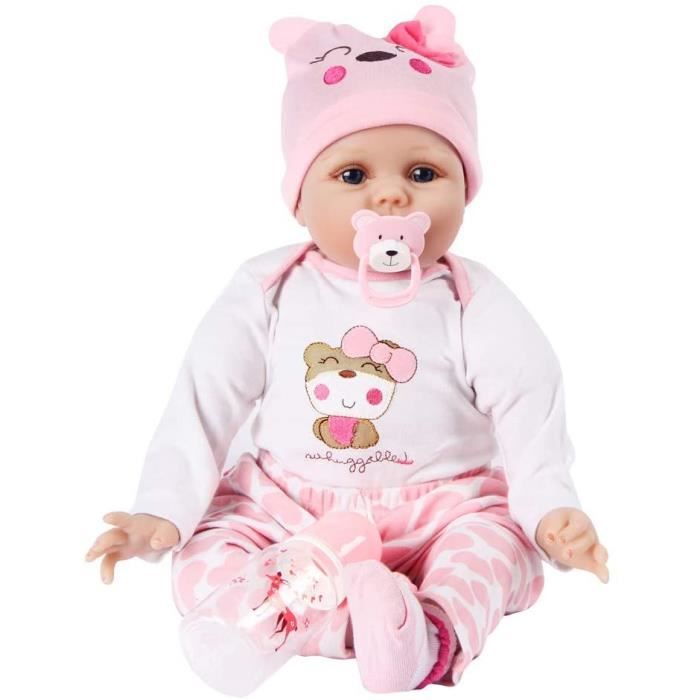 ZIYIUI R aliste Bebe Reborn Fille Reborn poup e b b Vinyle de