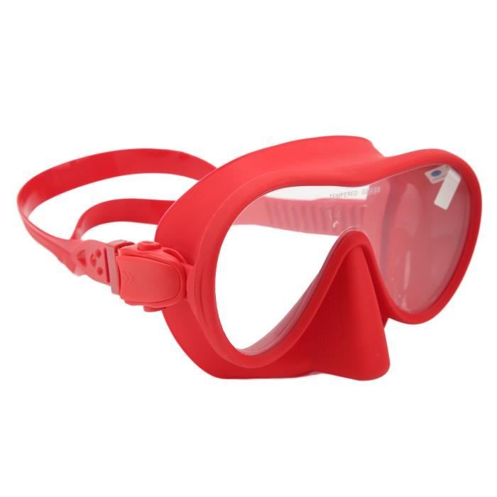 Masque de plongée libre panoramique avec masque de plongée ovale en