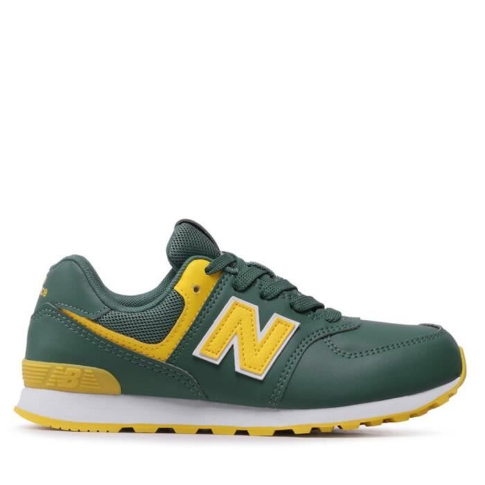 Chaussures NEW BALANCE 574 Vert Mixte Enfant Vert Cdiscount