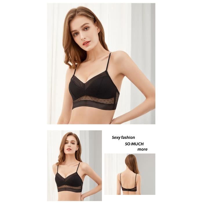 Soutiens-gorge Push-up Sans Armatures – Lot De 3, Grande Taille, Confortable - 5