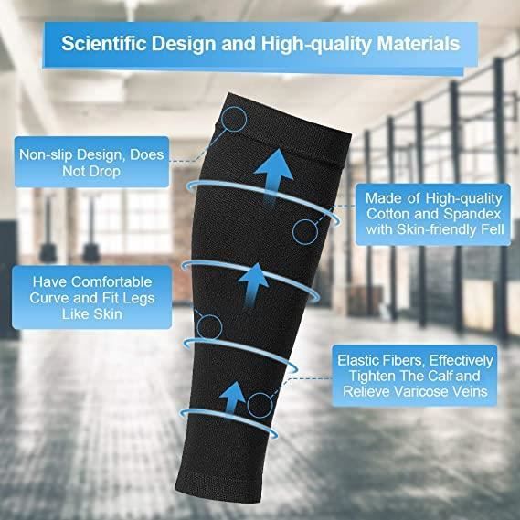 Chaussettes De Compression Graduée 16-21 MmHg Pour Homme Et Femme - Sport, Course, Cyclisme, Ski, Randonnée - Fabriquées En UE