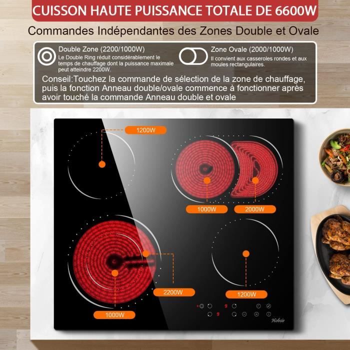 Plaque vitrocéramique 4 feux à Castanet-Tolosan - Gros électroménager, Plaques de cuisson d'occasion