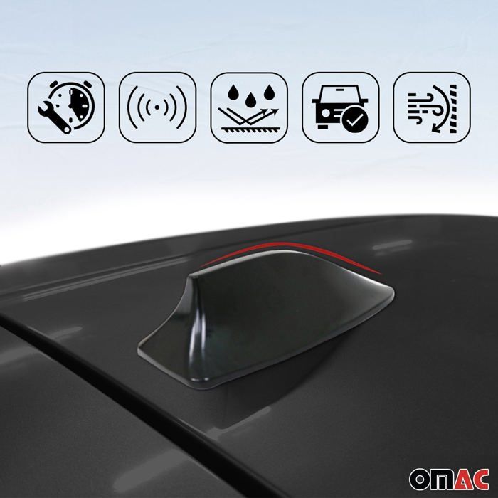 Kit Antenne Courte 3 Cm Pour Voiture – RAKU 2, Ampli 16V, Filetages M4/M5/M6, Compatible Alfa/BMW/Citroën/Ford Etc.