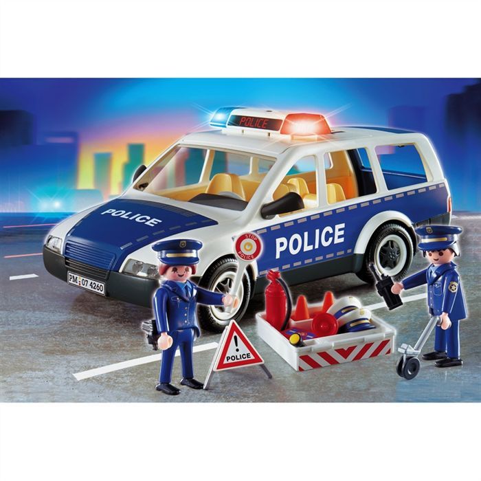 Playmobil Voiture de police et patrouille - Cdiscount Jeux - Jouets