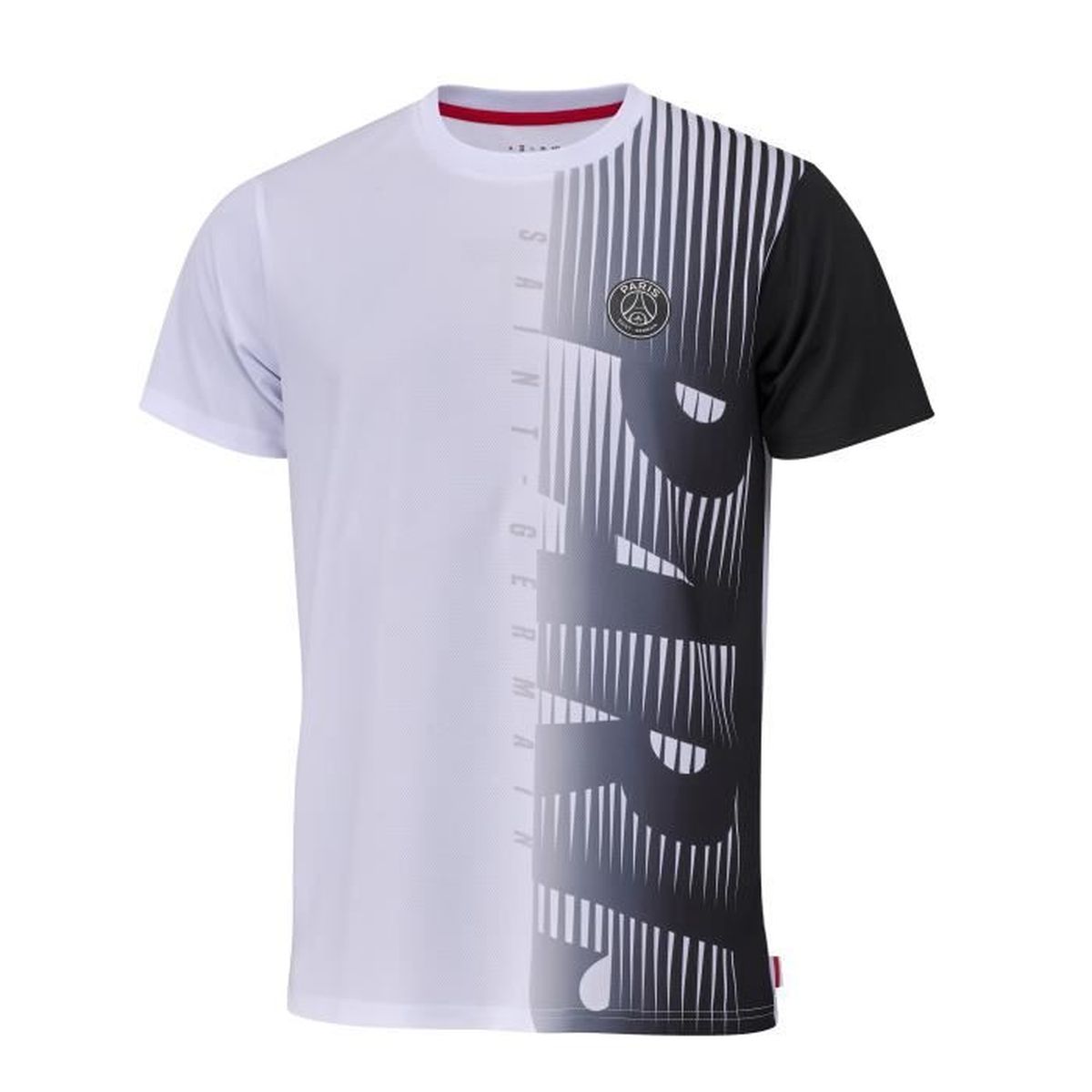 Maillot PSG Officiel Paris Saint Germain - Taille Adulte Homme - Collection Supporteur - 100% Polyester - Produit Sous Licence