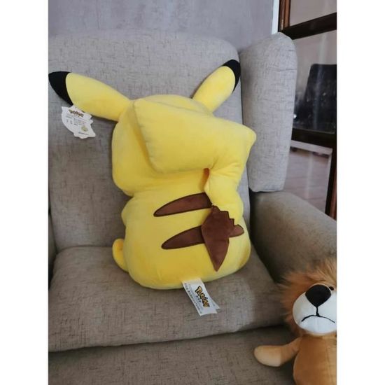 Peluche Pikachu XXL 60CM Officiel Pokemon Cdiscount Jeux Jouets
