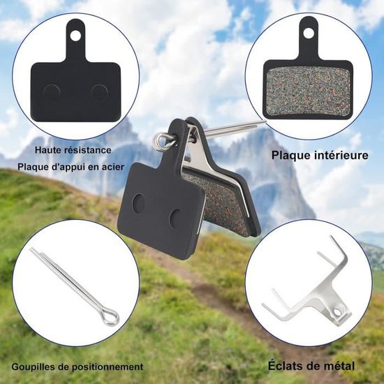 Plaquettes De Frein XLC BP-S11 – Compatibles Shimano BR-M535/965/975 – VTT – Neuf
