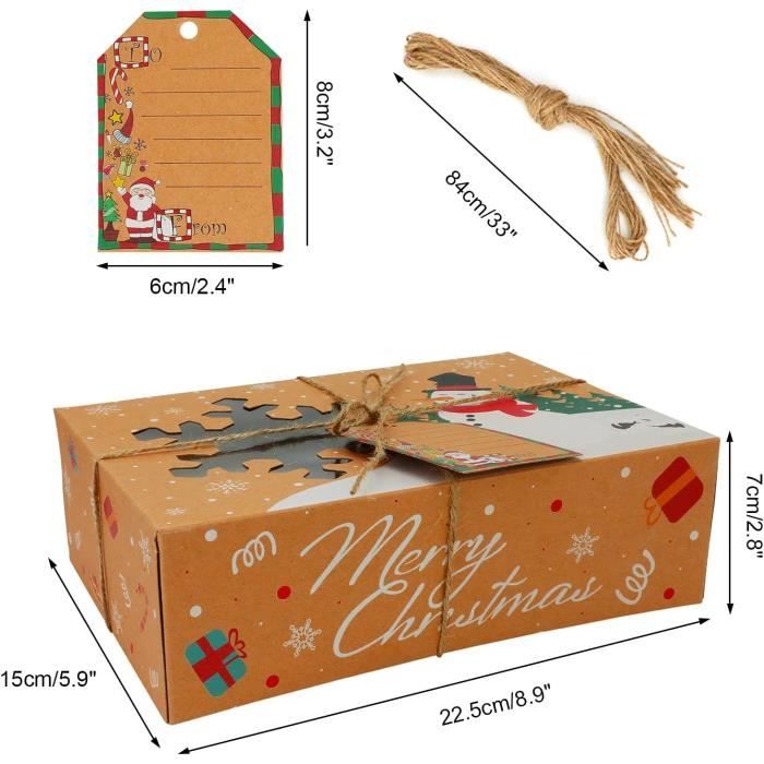 Paquets cadeau assortis sur pique 1 cm (x100) - Décors patisserie Noël