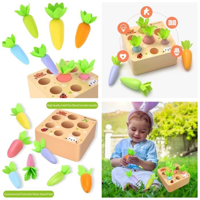 Jouet Bebe 2 3 Ans,5 en 1 Cube D'activité Bébé Cadeau Enfant Garçon  Fille,D'activité et de Développement Bois Jeux Enfants 18+ Mois - Cdiscount  Jeux - Jouets