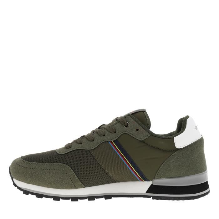 Baskets basses Teddy Smith Semelle running Kaki Adulte