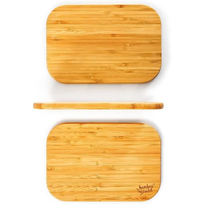 Bambú Tabla Negro Tabla de Madera Bambú Placa Schokoboo 92x24cm 17mm