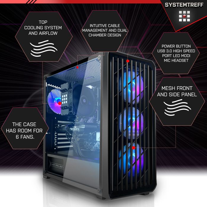 PC Gamer - Intel Core i5-13600KF - Nvidia GeForce RTX 3060 PC Gamer - Intel Core i5-13600KF - Nvidia GeForce RTX 3060