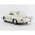 Voiture Miniature de Collection - BBURAGO 1/24 - PORSCHE 356 Coupe - 1961 - Beige mat - 22079W-3