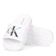 Claquettes enfant Calvin Klein Jeans Logo Print - blanc - 33-3