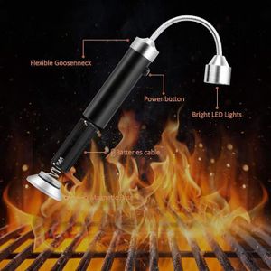 Lampe de poche Flexible 9 LED Base Aimant Travail Lumière Barbecue