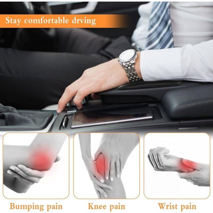 CGEAMDY Coussin Voiture Siege en Cuir, Protection Antidérapante, Douce et Respirante