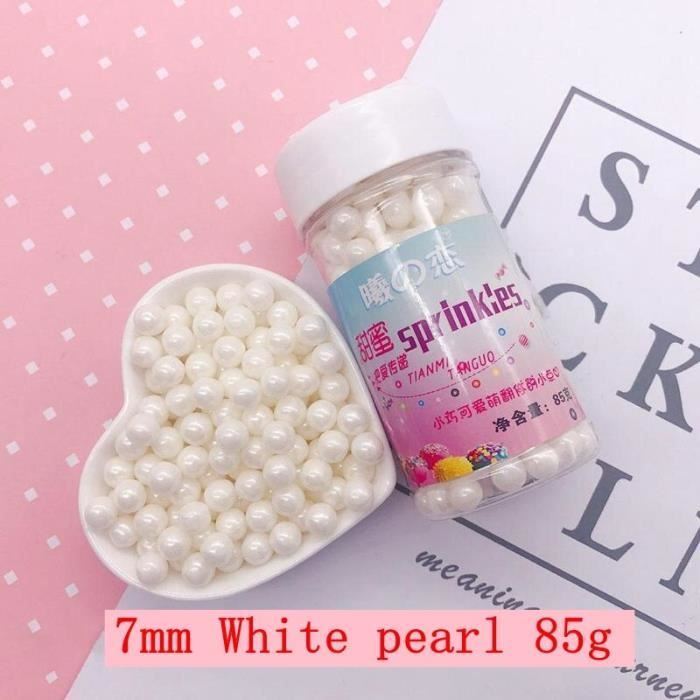 Perles en sucre blanches