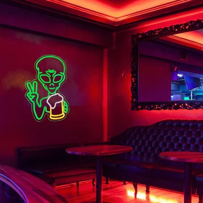 Enseigne Néon Chat Boba Tea - Décoration Murale LED Colorée Pour Chambre, Bar Ou Café