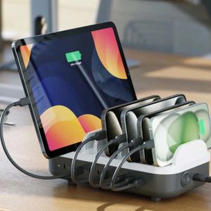 Chargeur Rapide USB, Station De Charge Portable 20 Ports Adapte A Differents Appareils Compatible Avec Iphone Ipadchargeurs Usb De Samsung Google Xiaomi Huawei Et Autresblanceu 92250392
