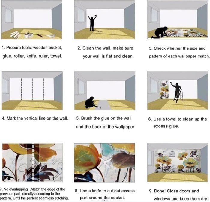 XHXI Papier Peint Moderne Papel De Parede Quarto Personnaliser Grand Mural Créatif Amélioration De L'habitat 3D Bou Papier Peint 3D Salle De Séjour Chambre à Coucher Salle De Séjour Mural-350cm×256cm