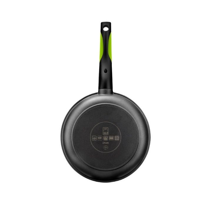 Poêle 22cm BRA Prior - Fonte Aluminium Antiadhésive - Compatible Induction - Sans PFOA - Manche Ergonomique