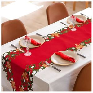 Chemin De Table En Gaze Terre Cuite – 85 Cm X 300 Cm, Pour Mariages, Baptêmes, Anniversaires Et Décoration