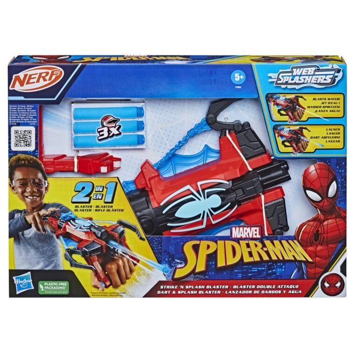 Blaster Double attaque Spider-Man - HASBRO - Nerf - Figurine - Marvel -  Multicolore - Cdiscount Jeux - Jouets