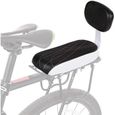 coussin de siège arrière pour vélo,Pièces Accessoires Sièges,avec Coussin Doux et Dossier,Confortable pour Les Enfants Ou Les Adulte-0
