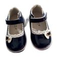 Chaussures Babies Cuir Verni Bleu navy Fille - Marque - Modèle - Couleur Bleu - Pointure 21 au 26-0