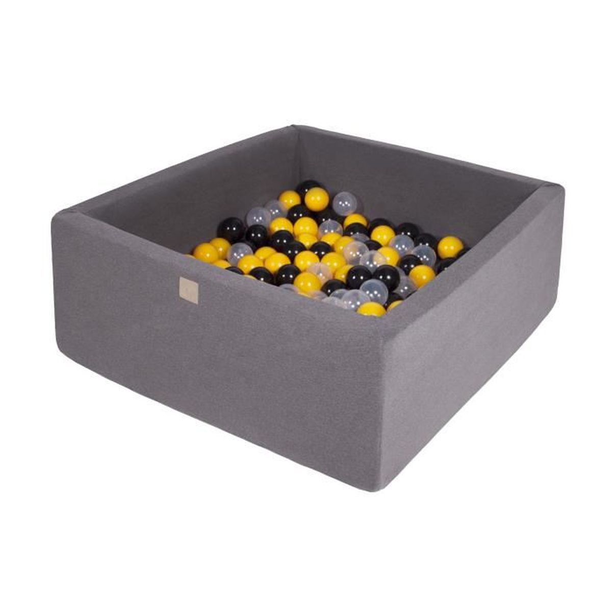 Meowbaby 90x90x40cm 0 Balles 7cm Piscine A Balles Carre Bebe Gris Fonce Jaune Noir Transparent Cdiscount Jeux Jouets Meowbaby 90x90x40cm 0 Balles 7cm Piscine A Balles Carre Bebe Gris Fonce Jaune Noir Transparent Cdiscount Jeux Jouets