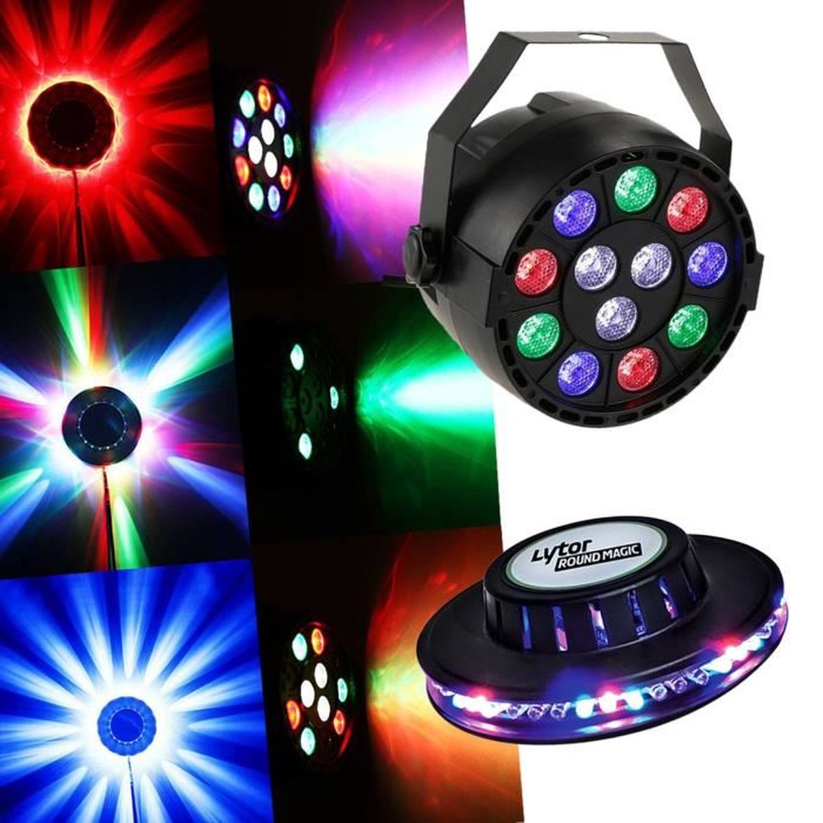 150W Barre Lyre LED RGBW Wallwasher, Osusuent 12 LED Jeux De Lumiere Soiree Professionnel Lumiere DJ Lumiere Ambiance D'éclairage De Scène Lampe Disco Dmx Contrôle Pour Discothèque Fete Effets
