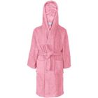 A2 Z 4 KIDS Poncho de Plage - 100% Coton - Enfants 11-12 Ans - Capuche - Rose - Lavable