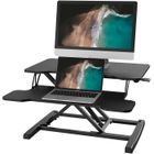 FITUEYES Poste de Travail Réglable en Hauteur,64x40cm Bureau Assis Debout avec Plateau de Clavier,Support d'Ordinateur