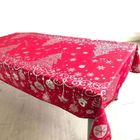 BRAND Nappe - N/A - sapin Rouge argent - 2m40 x 1m50 - anti tache - infroissable