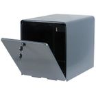 BURG-WÄCHTER BURG WACHTER Boîte aux lettres Balutic en acier galvanisé - 2 portes - Gris anthracite