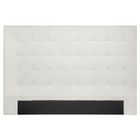 Miliboo - Tête de lit capitonnée en tissu beige clair naturel L180 cm HALCIONA