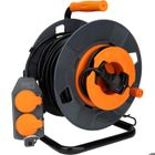 Enrouleur 4 prises déportées 30m - 2P+T 16A - Zenitech